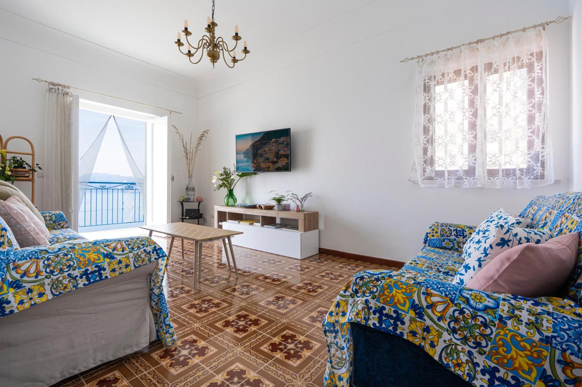 Mimi Junior Home, Central Sea View Apartment Praiano Exterior foto